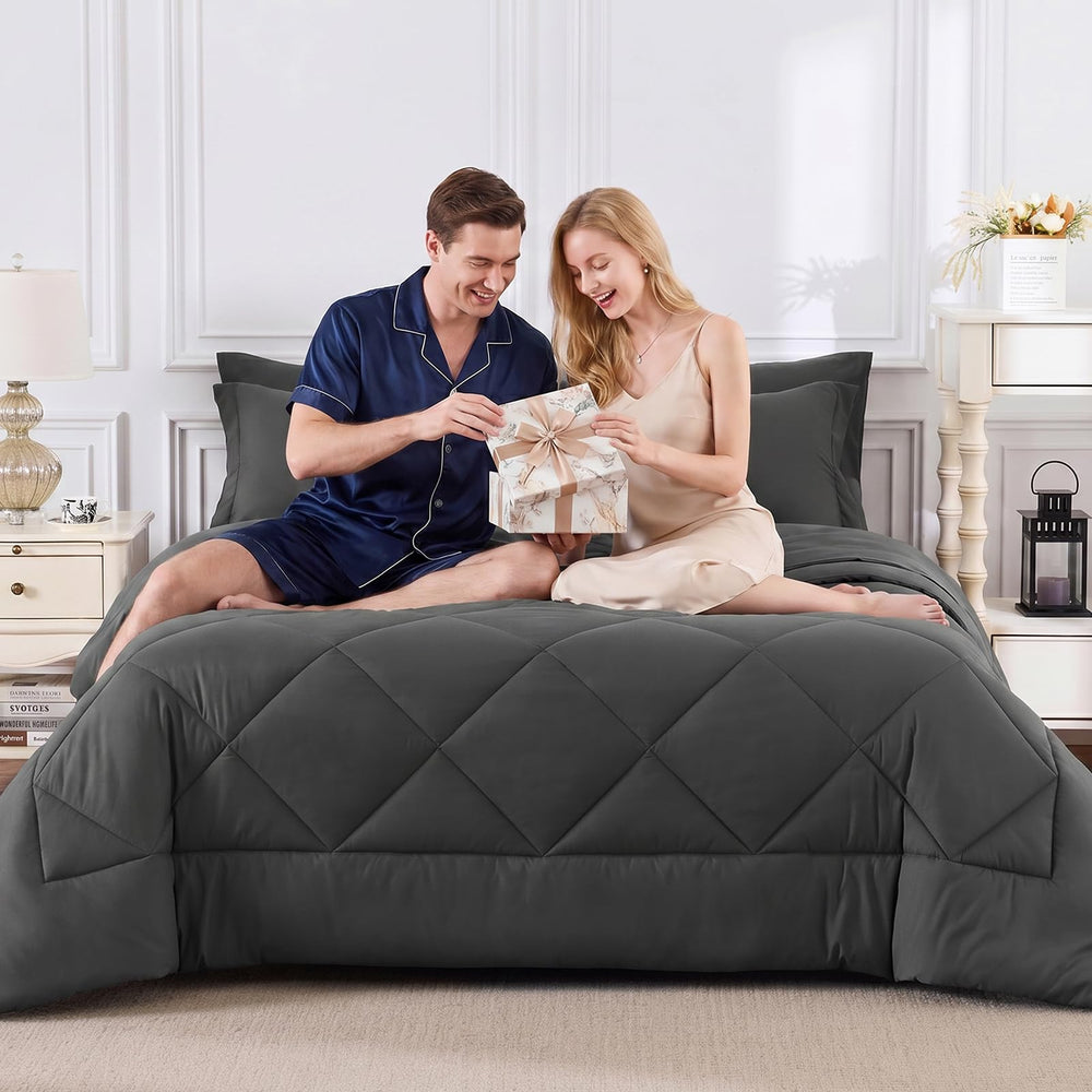 CozyLux comparación tamaño queen escala y cobertura