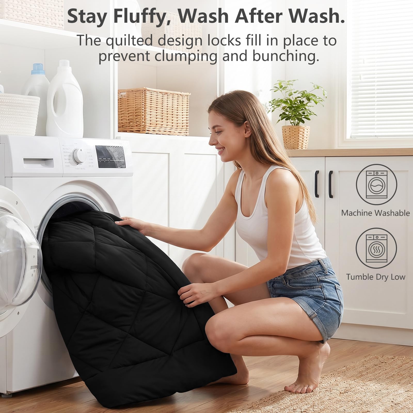 CozyLux en dormitorio moderno aspecto elegante y acogedor