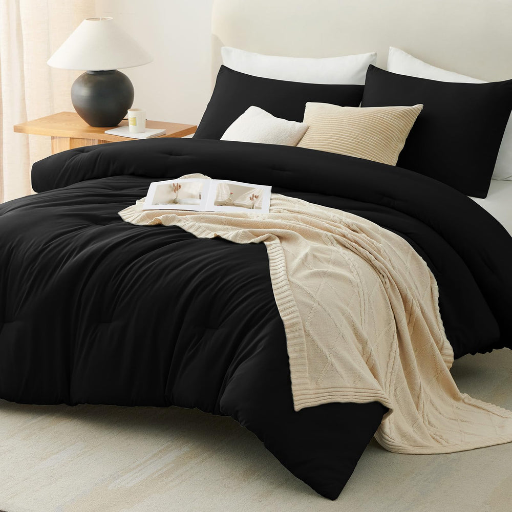CozyLux fundas de almohada vistas de cerca con costuras limpias y suaves