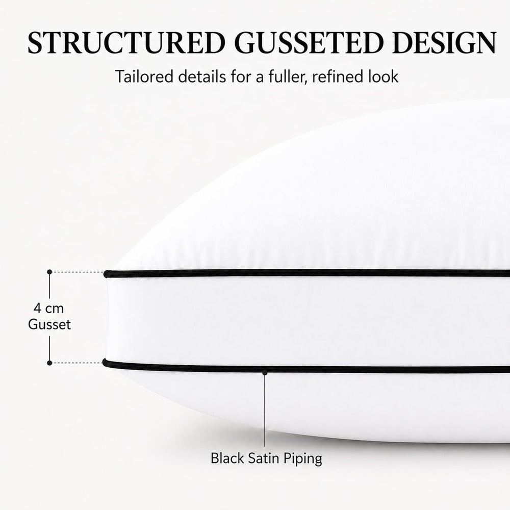 CozyLux vista lateral del gusset que muestra grosor y soporte equilibrado