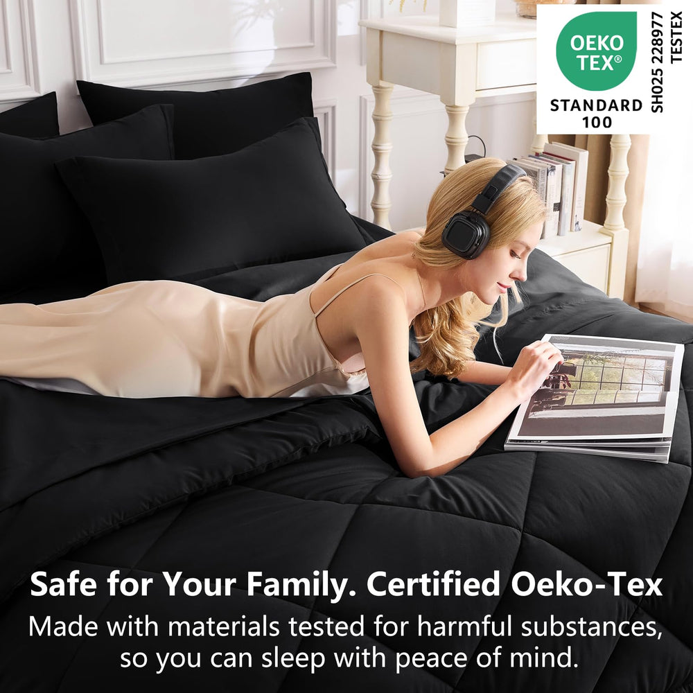 CozyLux sábana ajustable con bolsillo profundo asegurando buen ajuste