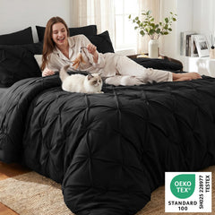 CozyLux detalle de costura pintuck que añade textura y estilo elegante