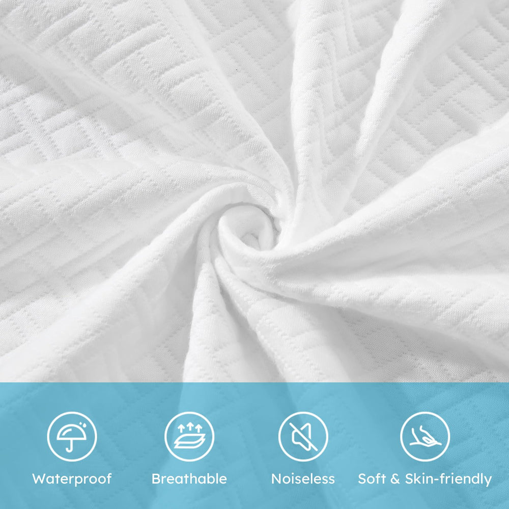 Cozymaker textura de fibra superior visible, comodidad y transpirabilidad