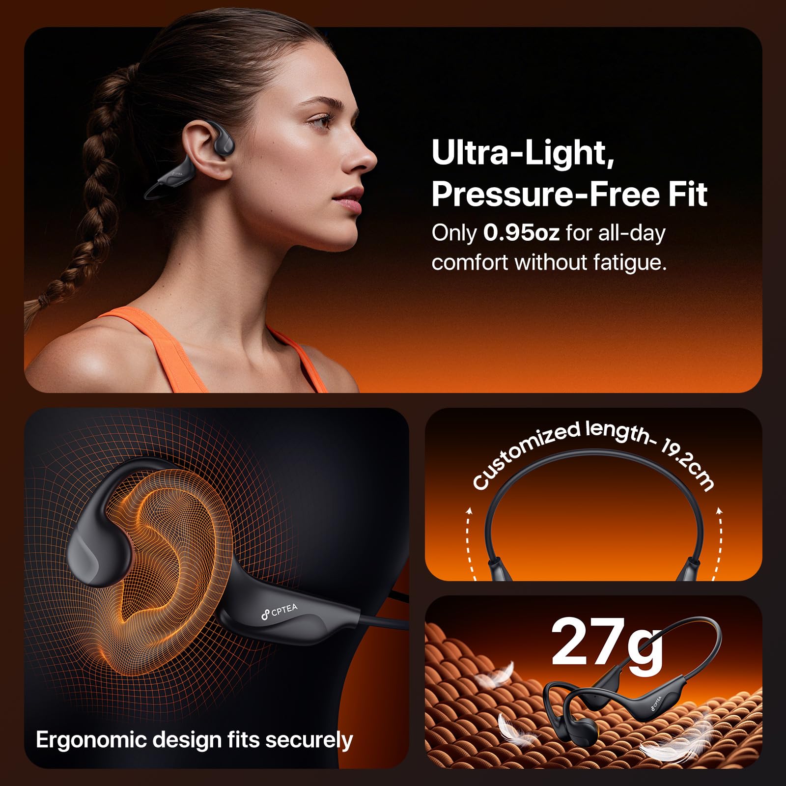CPTEA auriculares en uso por corredor, mantienen percepción del tráfico