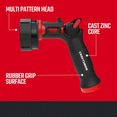 CRAFTSMAN primer plano del núcleo de zinc que muestra durabilidad y resistencia