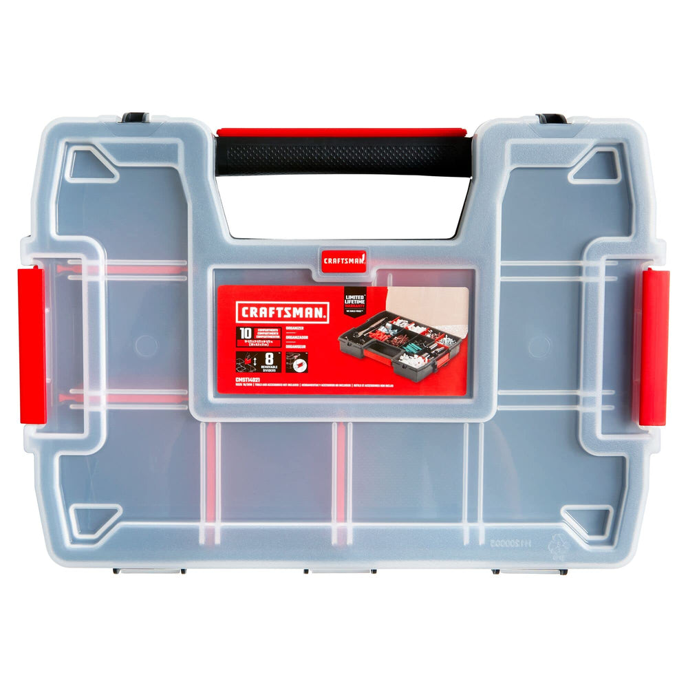 CRAFTSMAN detalle de la tapa y cierres laterales para transporte seguro