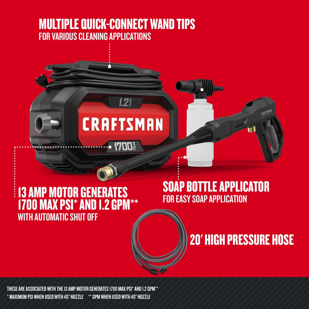 CRAFTSMAN detalle de la lanza con agarre cómodo para reducir fatiga