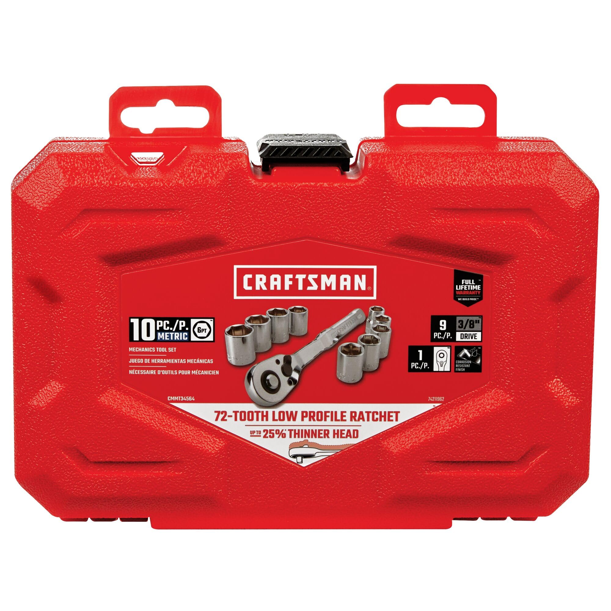 CRAFTSMAN uso del set en compartimento de motor para trabajos en espacio reducido