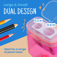 Craftzilla sacapuntas en colores variados para organización visual