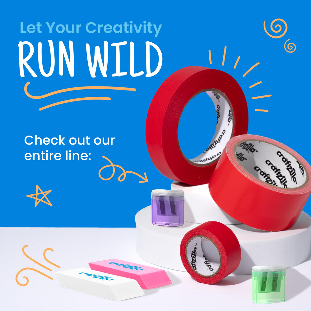 Craftzilla en estuche escolar listo para clases y actividades