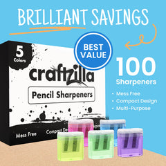 Craftzilla tapa recogevirutas cerrada evita suciedad y derrames