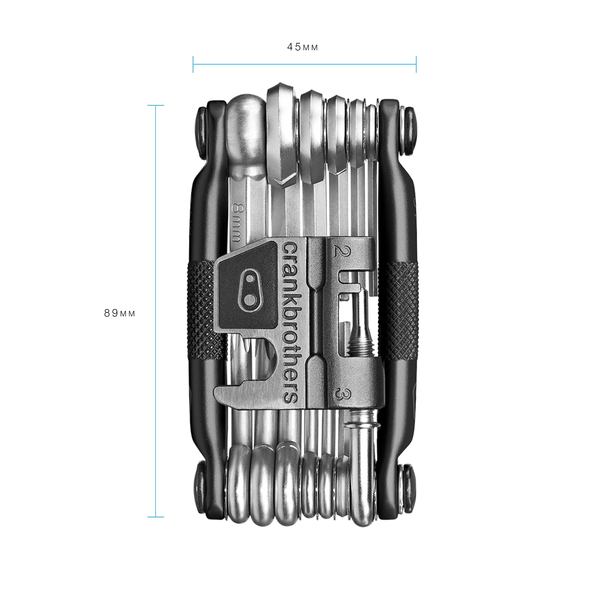 Crankbrothers detalle de la herramienta de cadena compatible 8–12v, reparación rápida