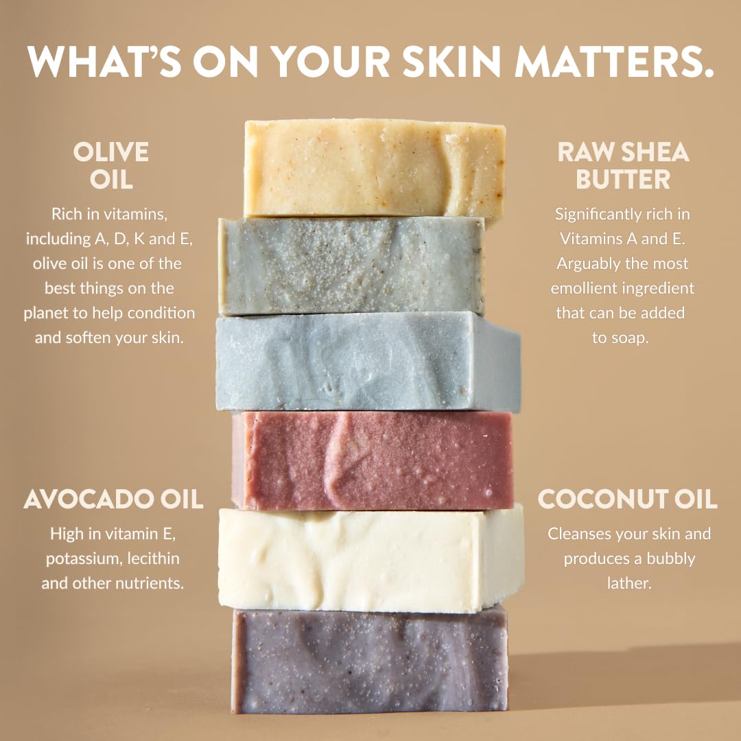 Crate 61 Organics bar next to ruler illustrating size and long-lasting use benefit