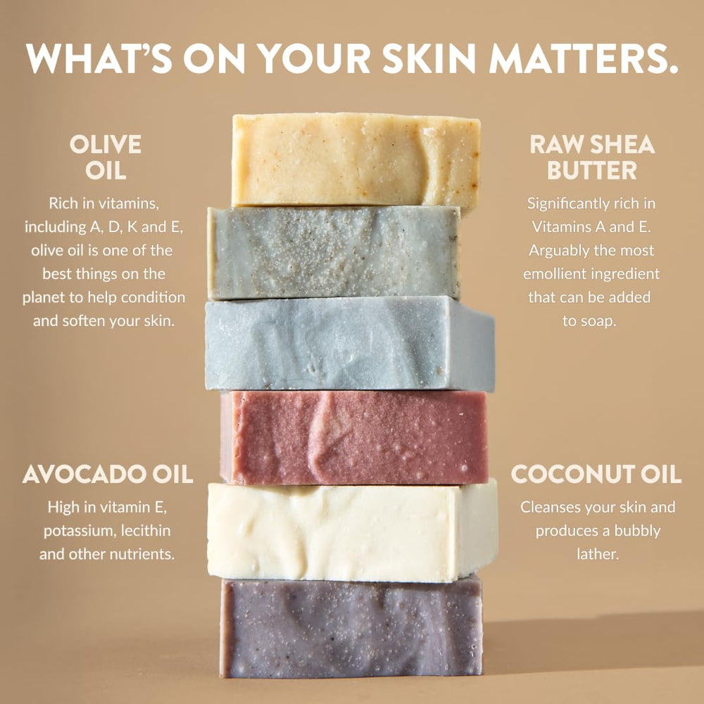 Crate 61 Organics bar next to ruler illustrating size and long-lasting use benefit