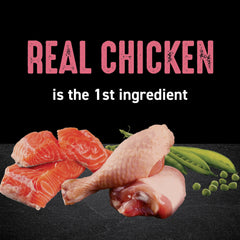 Close-up of Crave kibble texture highlighting protein-rich ingredients