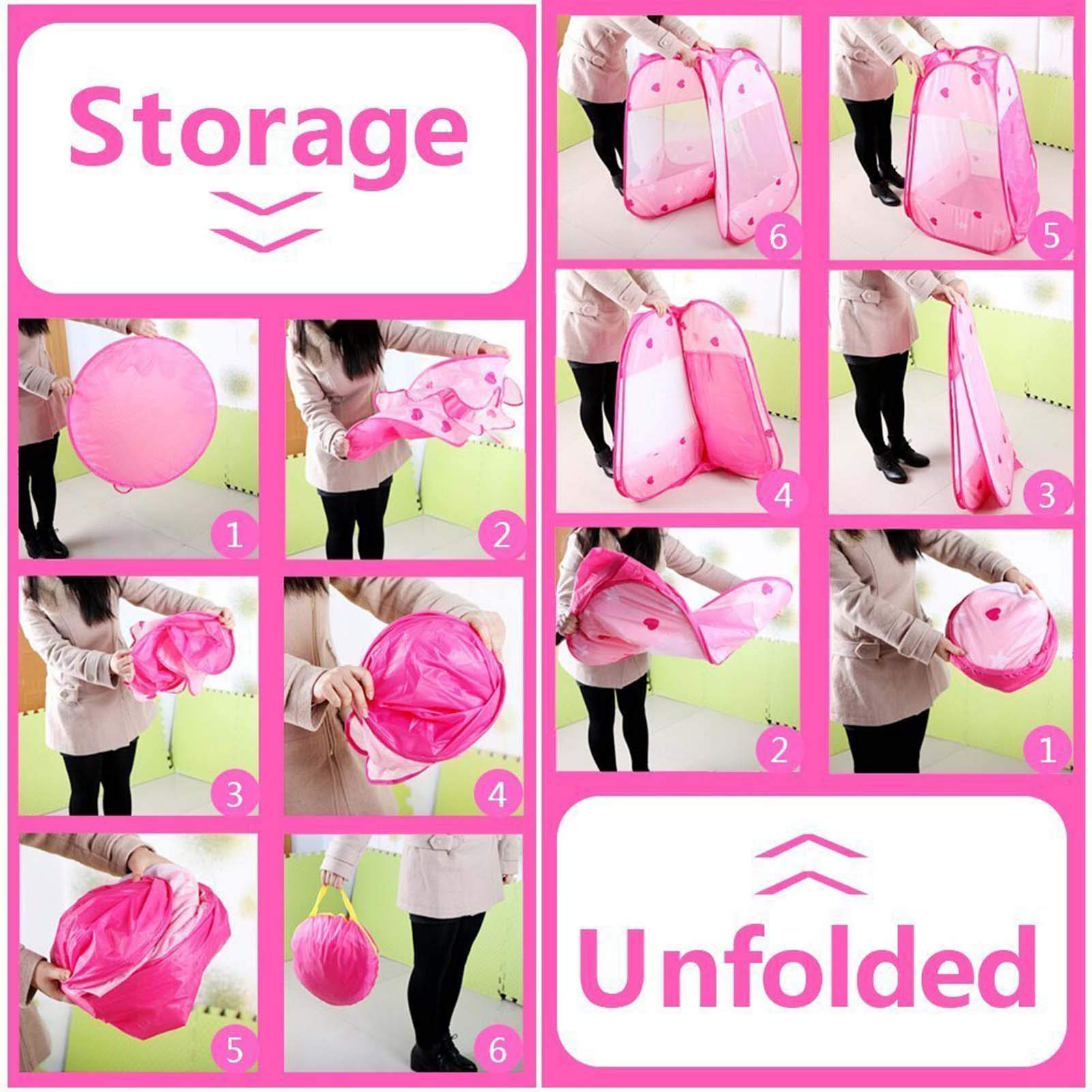 crayline tienda plegada en bolsa fácil de guardar y transportar