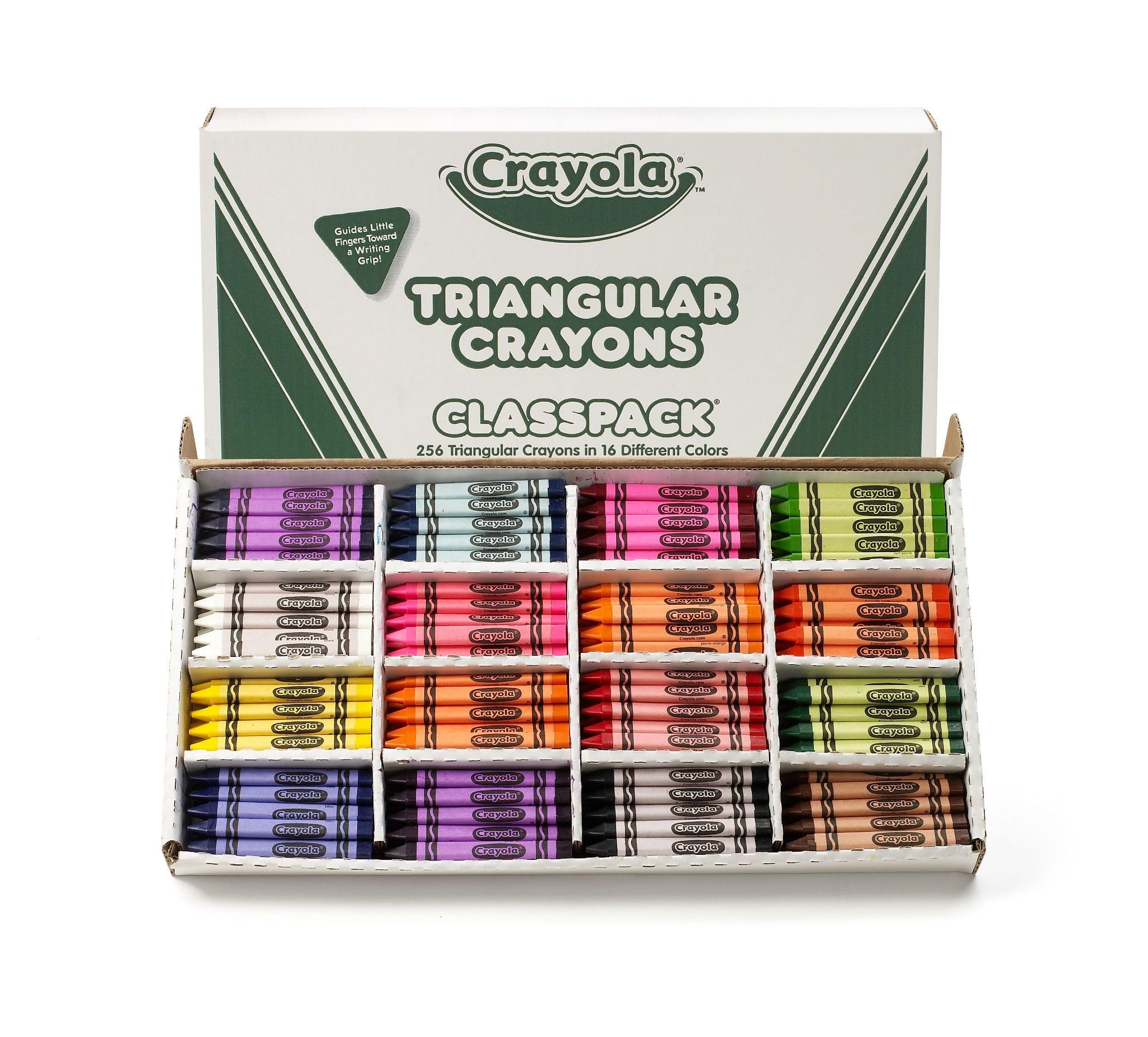 Crayola página coloreada en aula, uso práctico en proyectos