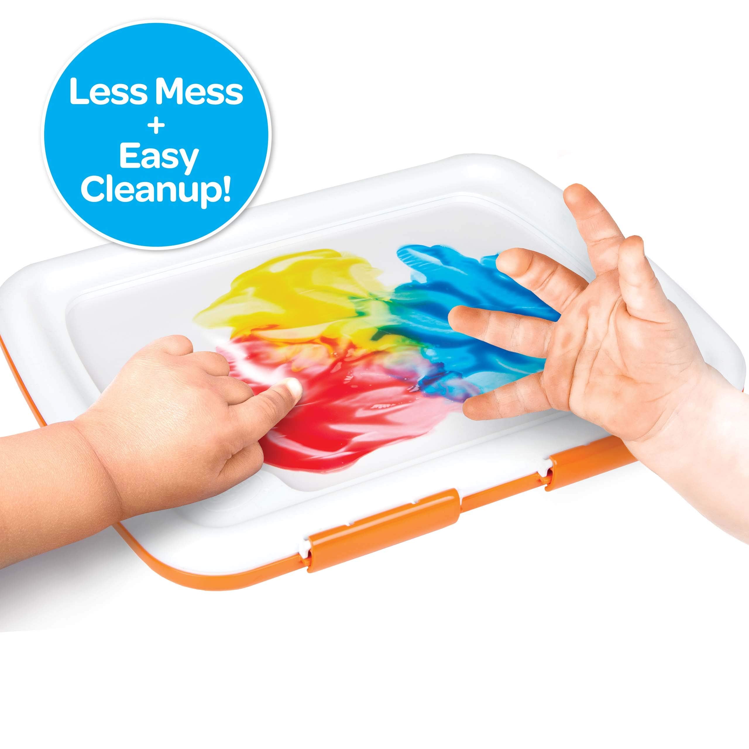 Crayola comparación de tamaño con manos de adulto, portátil para viaje