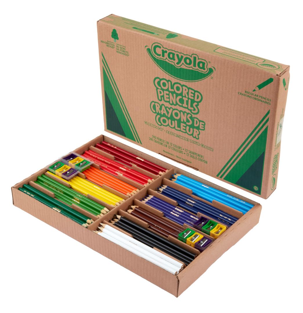 Crayola primer plano de mina para color consistente y trazos suaves