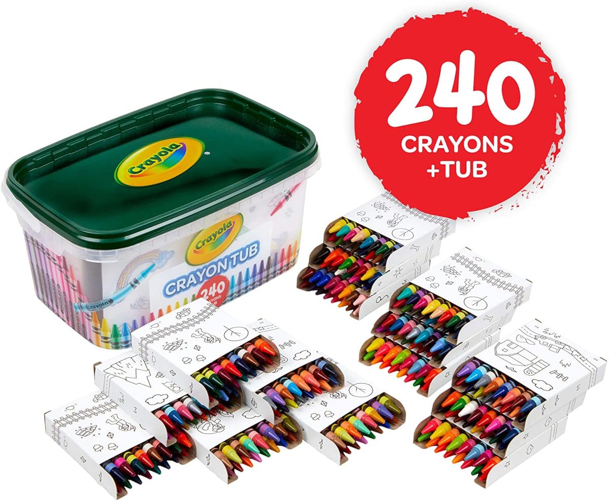 Crayola primer plano punta y textura del crayón para color uniforme y resistencia