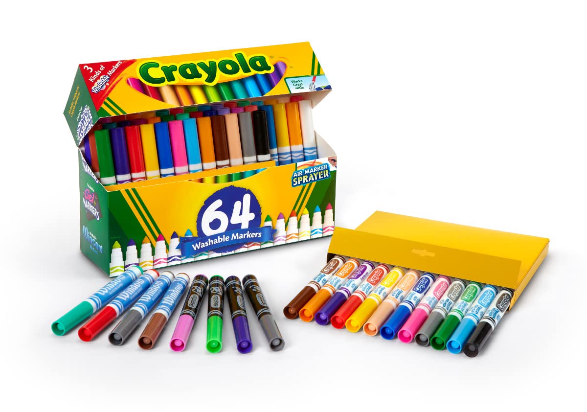 Crayola distribución de colores organizada para actividades grupales