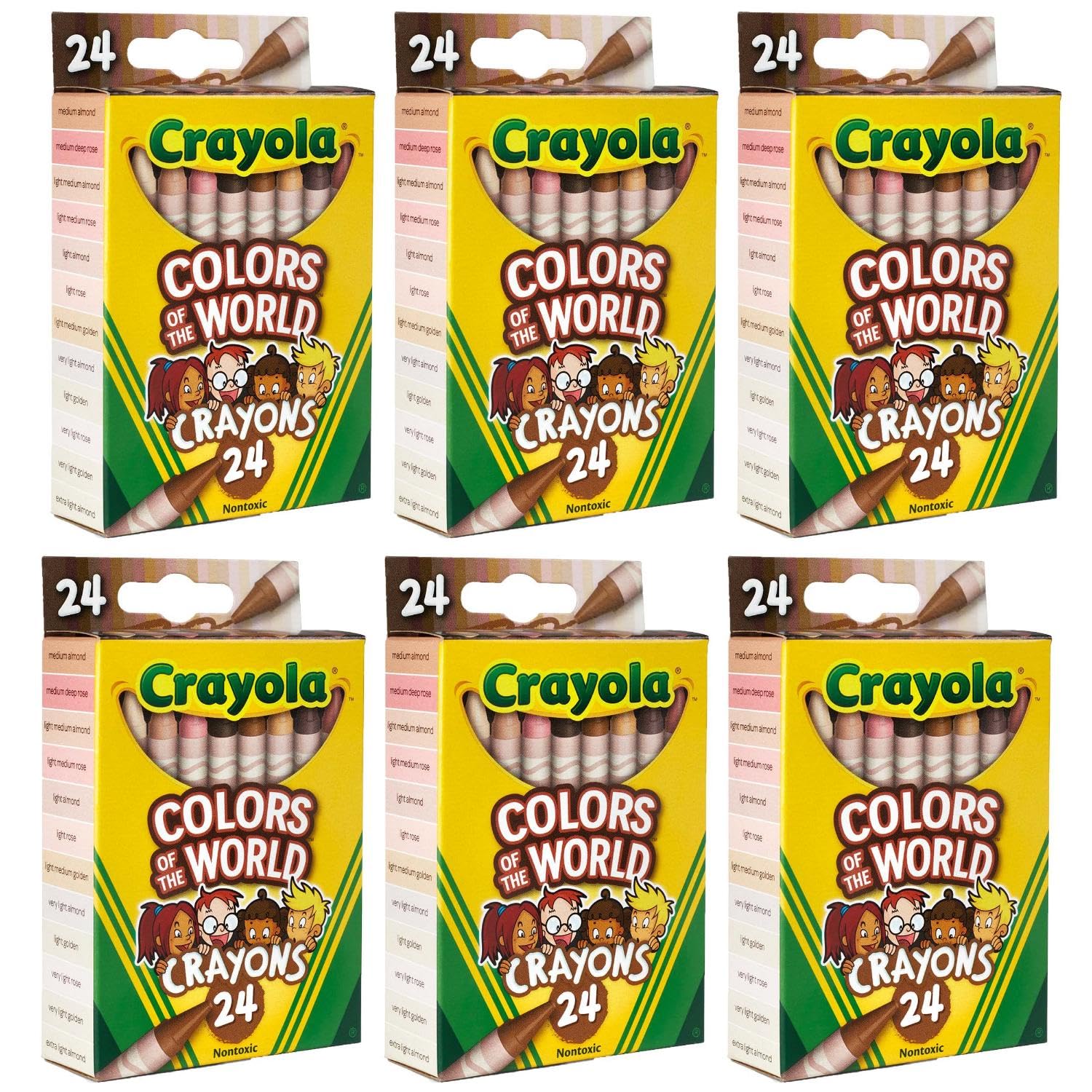 Crayola etiqueta ACMI certificada visible para seguridad educativa