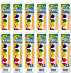 Crayola frontal del envase mostrando 12 sets y ahorro bulk