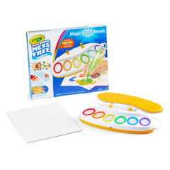 Crayola hojas Color Wonder mostrando revelado, protege ropa y superficies