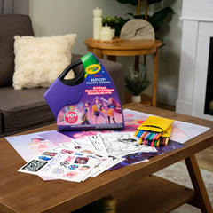 Crayola páginas para colorear y pegatinas extendidas para proyectos