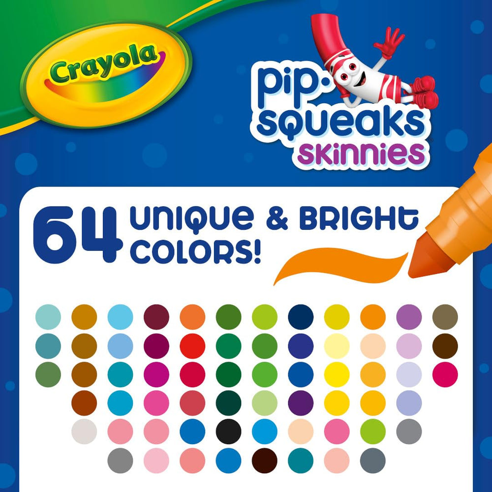 Crayola Pip-Squeaks detalle de punta fina para trazo preciso y control de niños