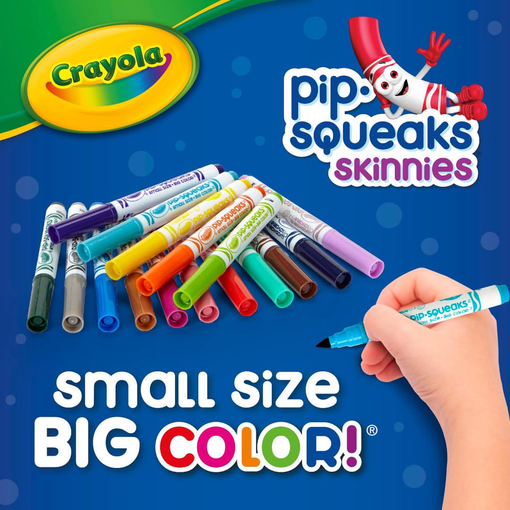Crayola Pip-Squeaks en manos de niño demostrando tamaño cómodo y agarre seguro