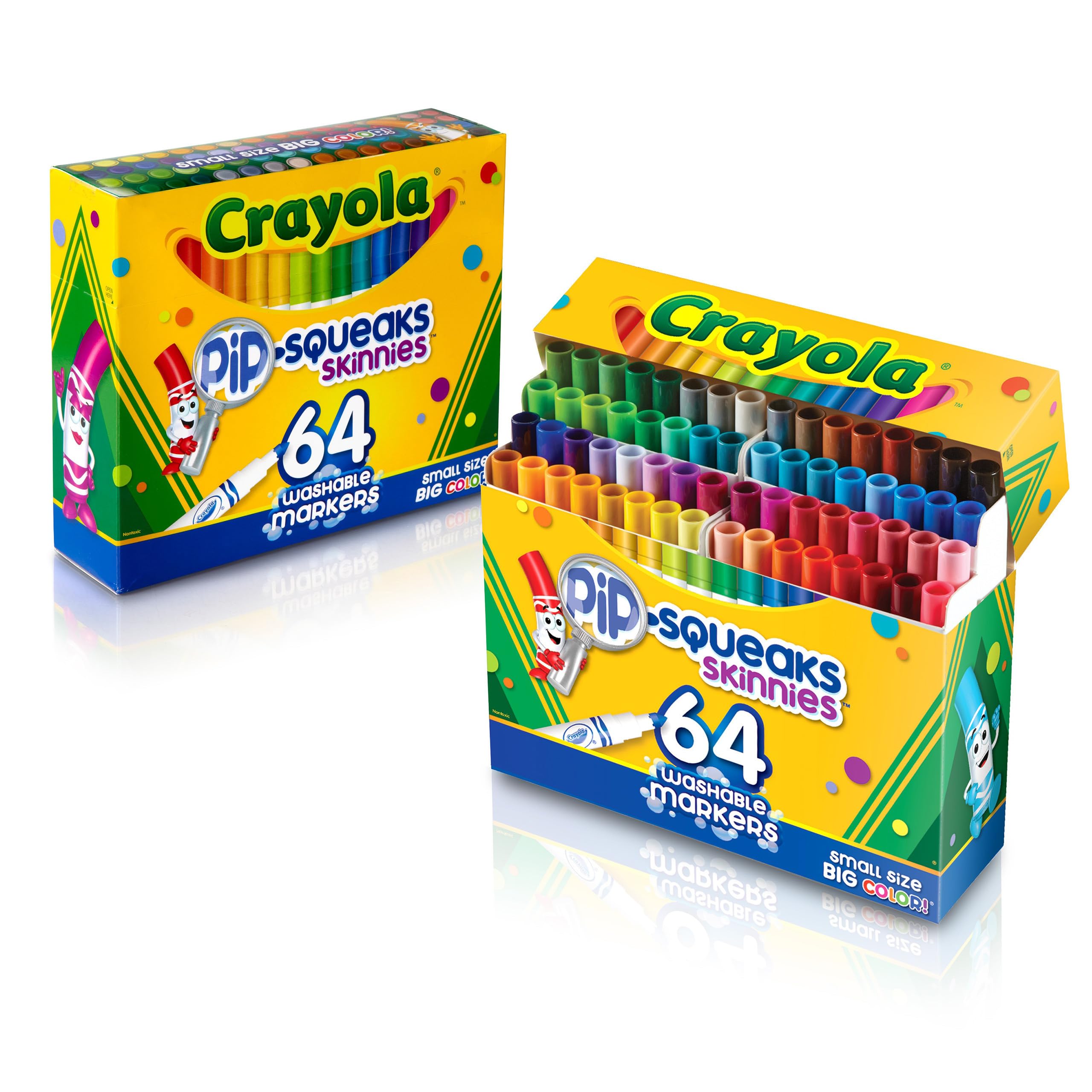 Crayola Pip-Squeaks presentación como regalo con papel y accesorios creativos
