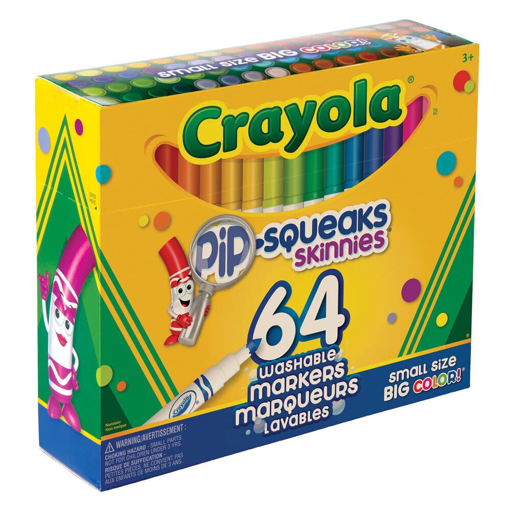 Crayola Pip-Squeaks tinta sobre papel mostrando colores vibrantes y cobertura pareja