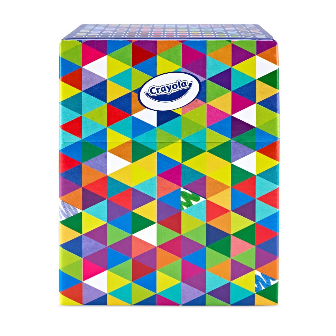 Crayola etiqueta trasera del paquete con información de seguridad y características