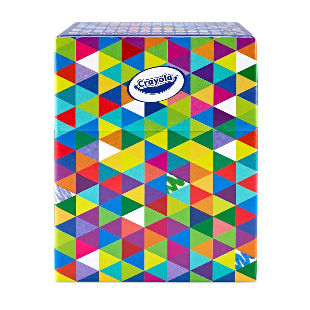 Crayola etiqueta trasera del paquete con información de seguridad y características