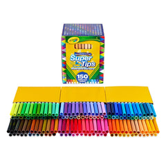Crayola detalle de la punta Super Tips que permite trazos finos y gruesos