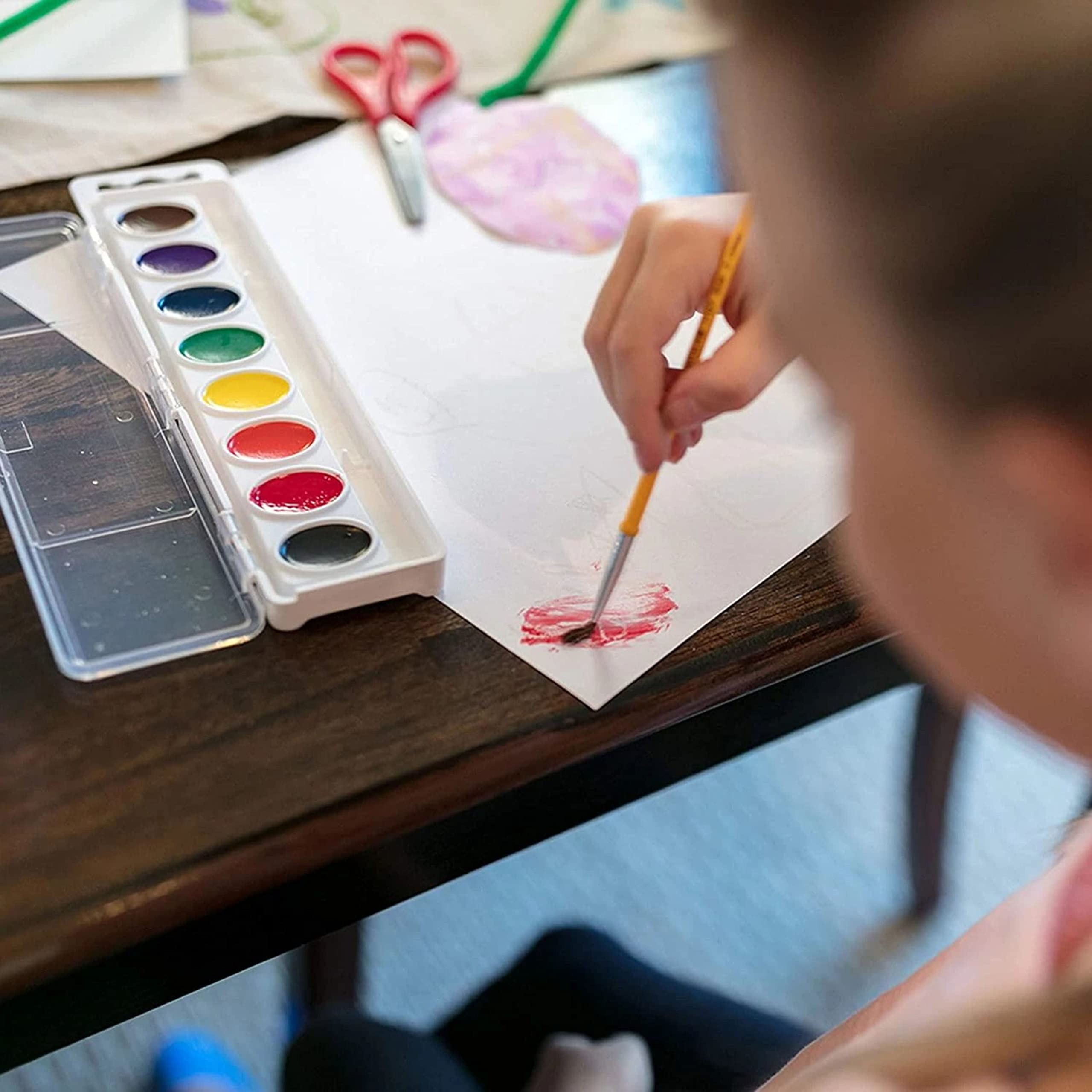 Crayola textura de acuarela húmeda que muestra buen mezclado