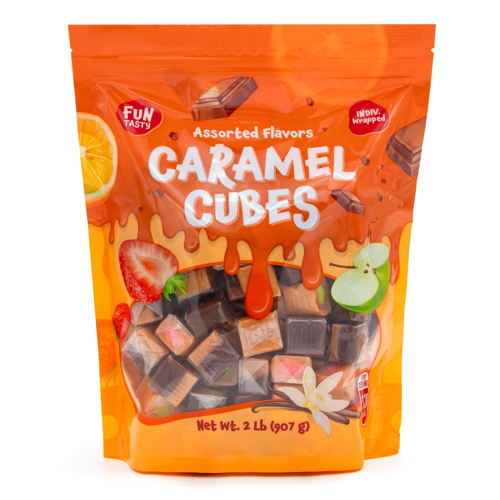 CRAZYOUTLET caramelo en mano para comparar tamaño y porciones prácticas