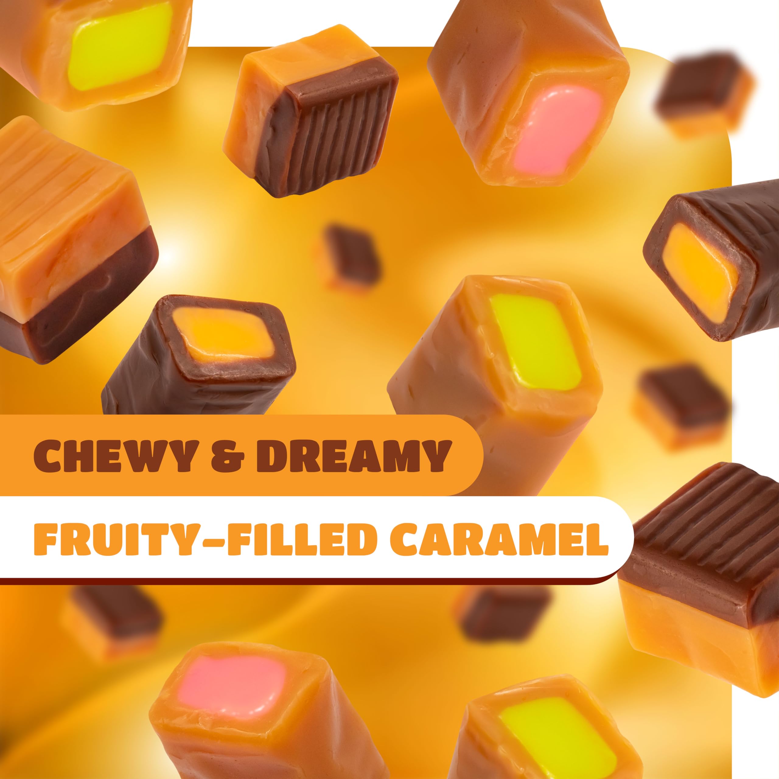CRAZYOUTLET caramelo fundido como salsa sobre helado, aporta brillo y sabor
