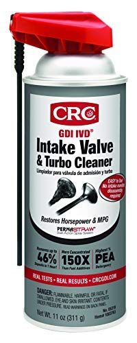 CRC aplicando limpiador en conducto de admisión para limpieza localizada