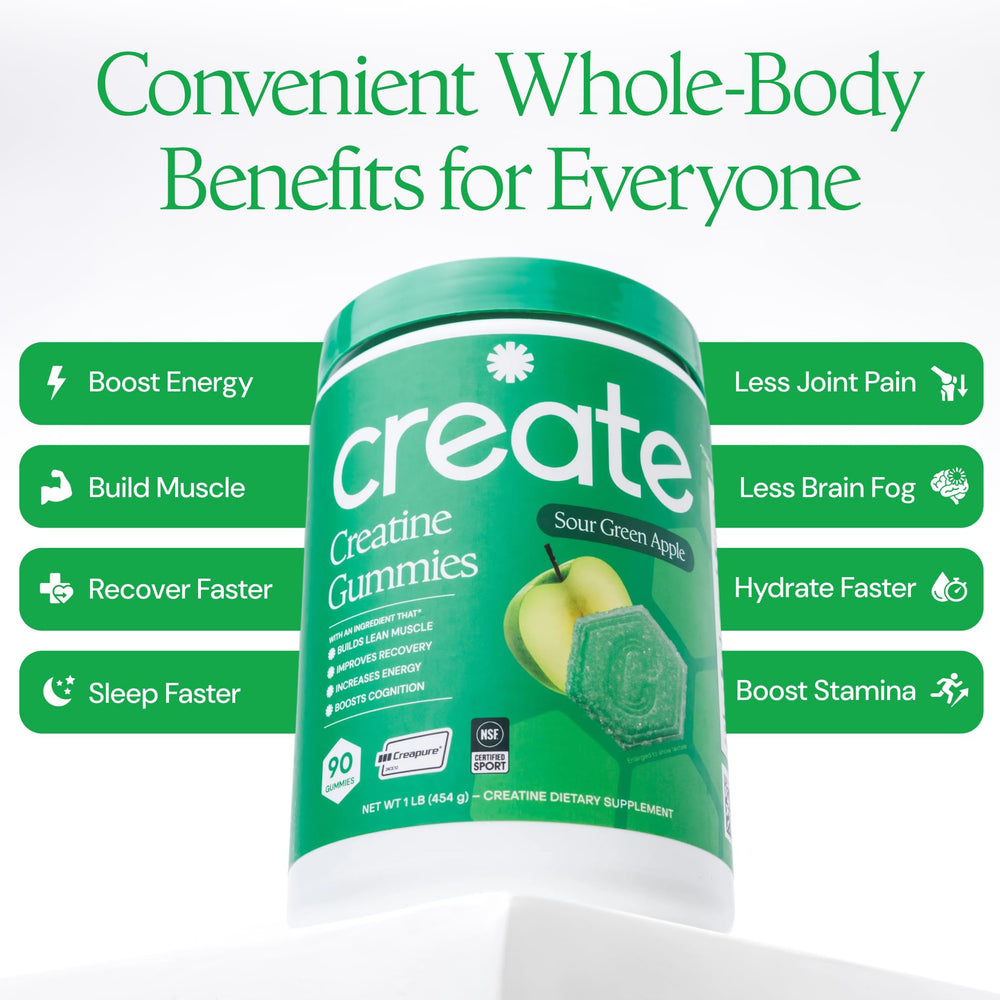Create gominolas sabor sour green apple resaltando aroma apetecible