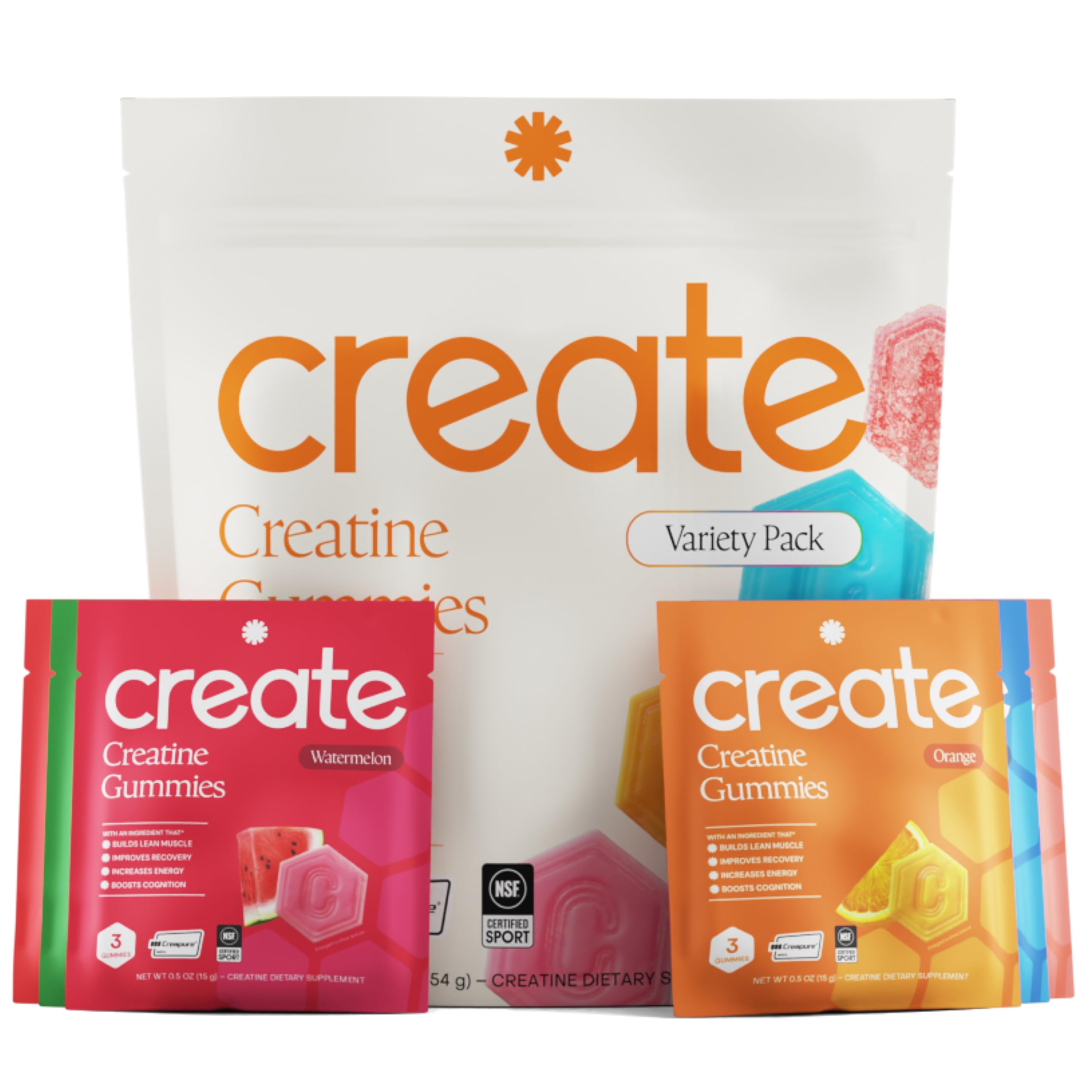 Create paquete frontal mostrando el diseño y beneficio práctico