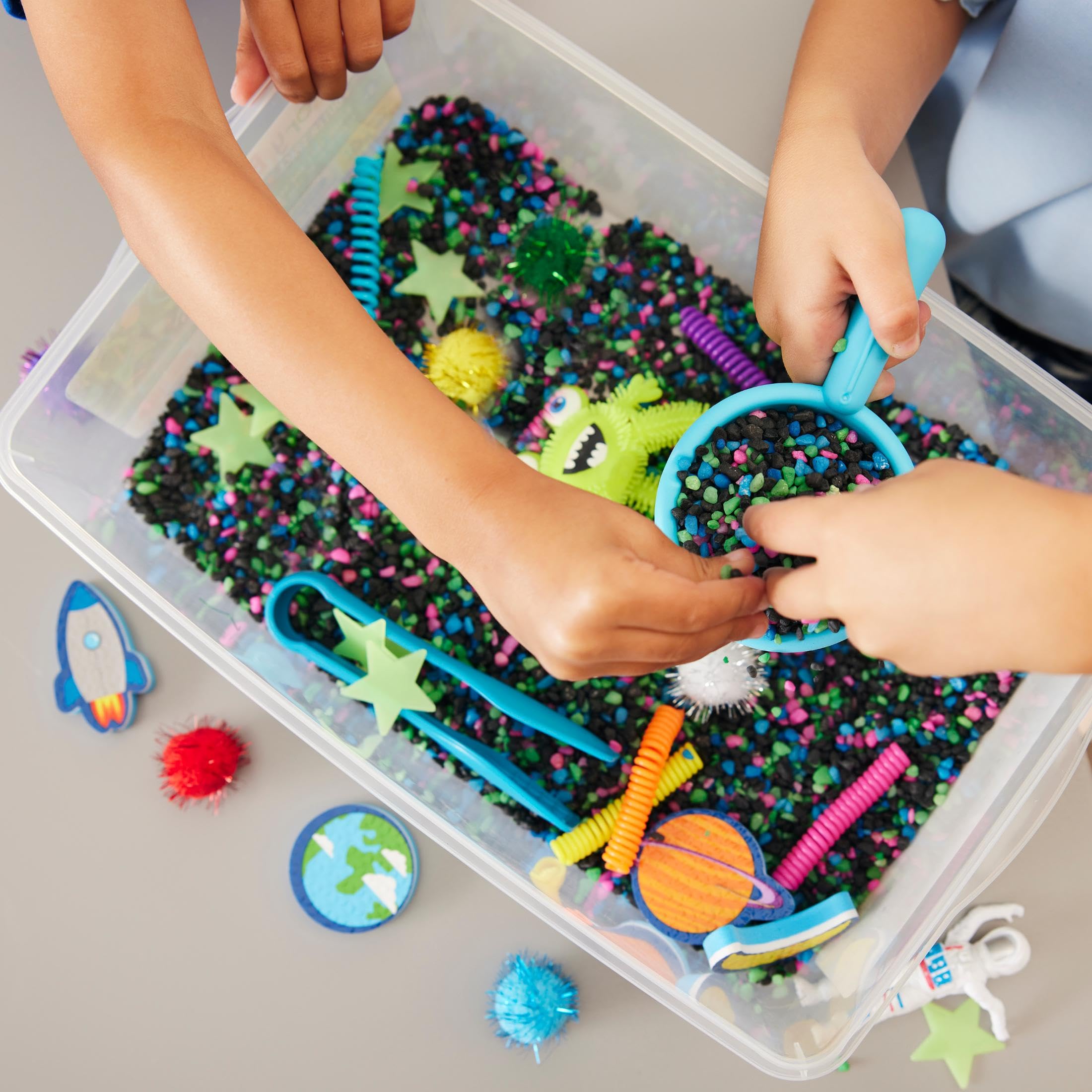Creativity for Kids bandeja con tapa para guardar y reutilizar