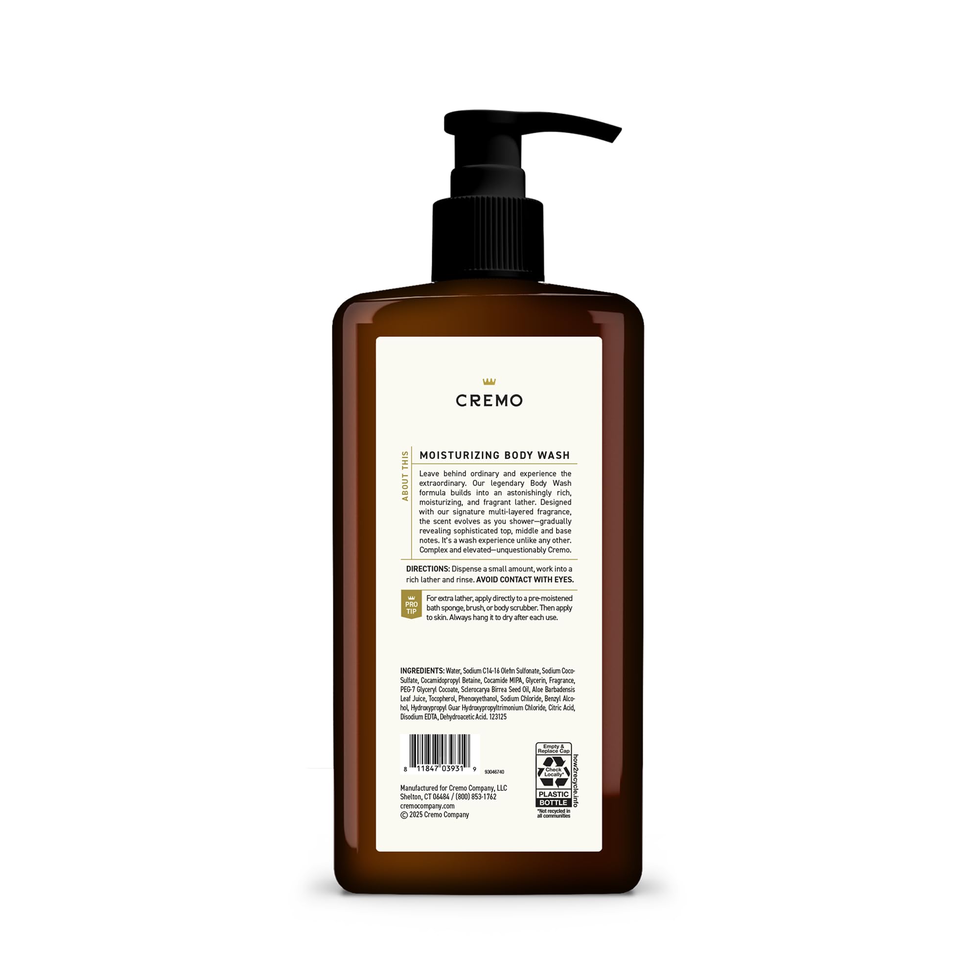 Cremo gel de ducha en repisa de ducha con toalla sugiriendo rutina diaria refinada