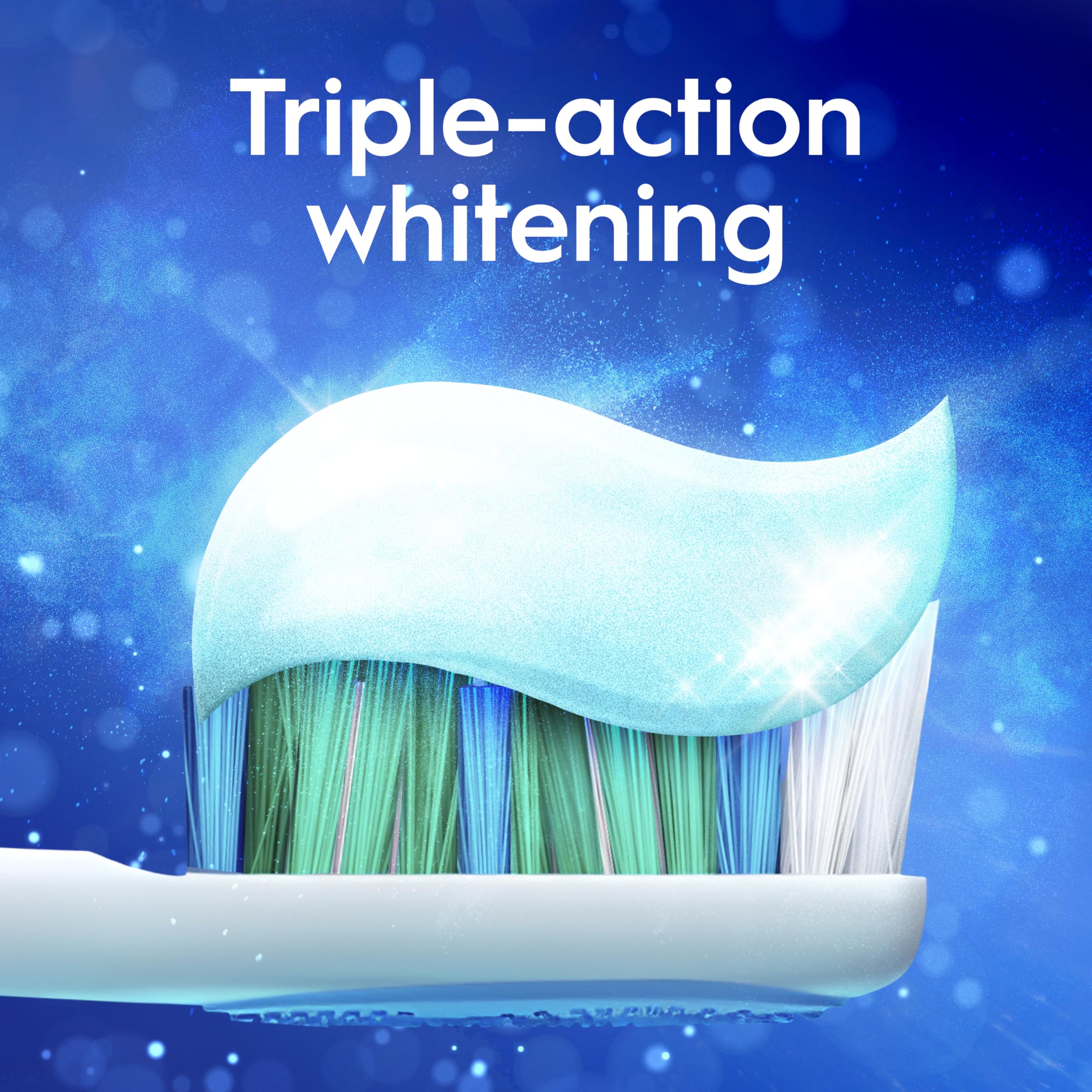 Crest 3D White etiqueta de ingredientes y fluoruro, protección para esmalte