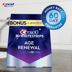 Crest 3D Whitestrips aplicación en dientes superiores con ajuste seguro