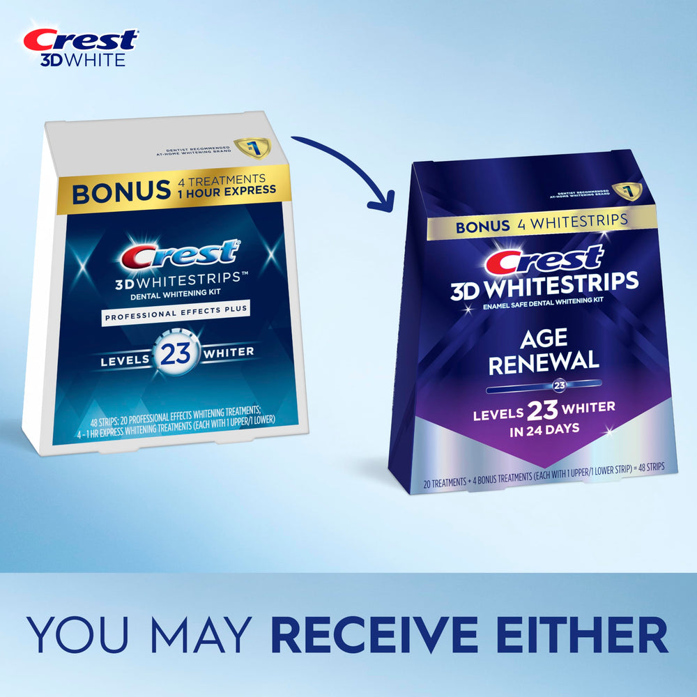 Crest 3D Whitestrips close-up de tira y textura para mejor adherencia