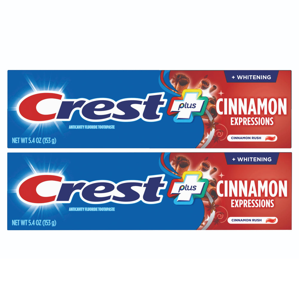 Crest empaque frontal mostrando diseño y beneficio de blanqueamiento