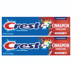 Crest empaque frontal mostrando diseño y beneficio de blanqueamiento