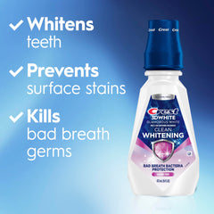 Crest etiqueta con tecnología Whitelock visible, protege contra manchas